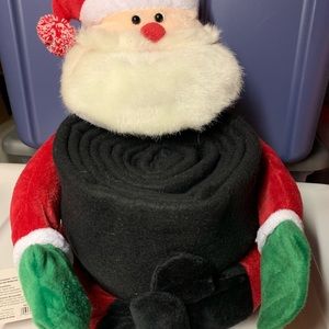 Hug with throw Santa 50” x 60” New WT